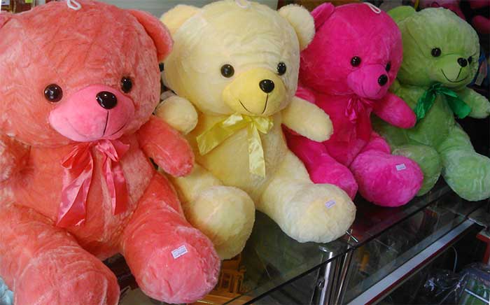 خرید و قیمت عروسک خرس رنگی + فروش عمده