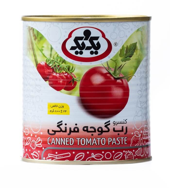 قیمت خرید رب گوجه فرنگی یک و یک ۸۰۰ گرمی عمده به صرفه و ارزان
