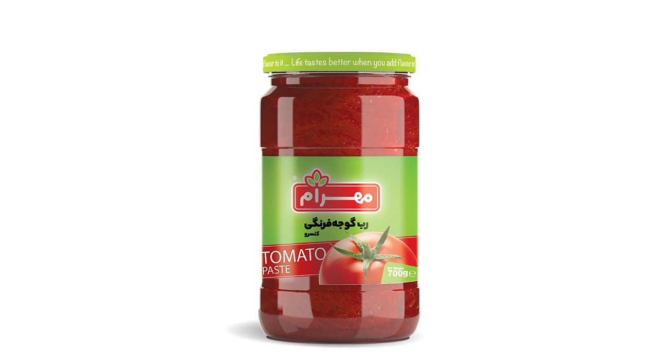 قیمت خرید رب گوجه فرنگی شیشه ای مهرام عمده به صرفه و ارزان