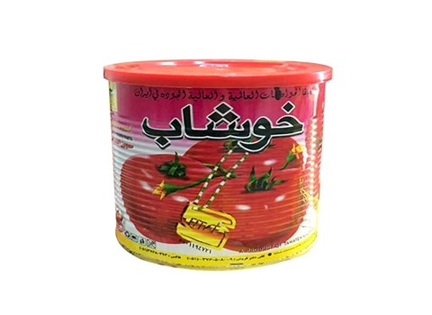 قیمت خرید رب گوجه فرنگی خوشاب 800 گرمی عمده به صرفه و ارزان