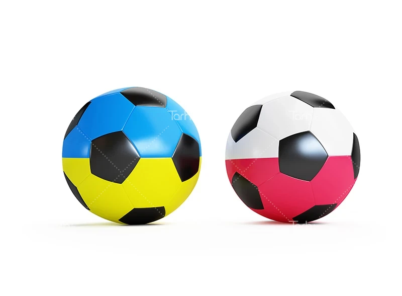 خرید توپ فوتبال رنگی + قیمت فروش استثنایی