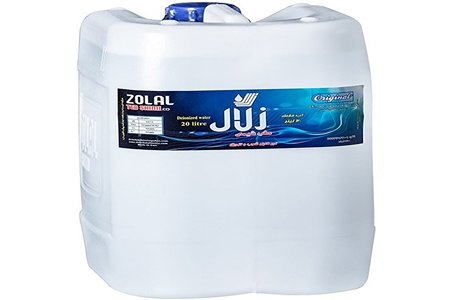 خرید آب مقطر زلال 5 لیتری + قیمت فروش استثنایی