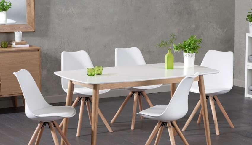 قیمت میز ناهار خوری چوبی سفید + خرید باور نکردنی