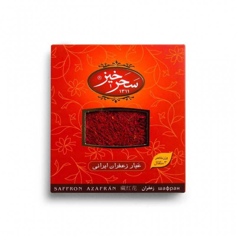 خرید زعفران سه مثقالی سحرخیز + قیمت فروش استثنایی