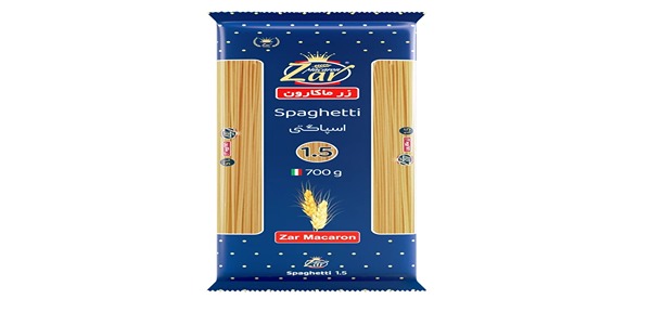 خرید ماکارونی اسپاگتی زر + قیمت فروش استثنایی