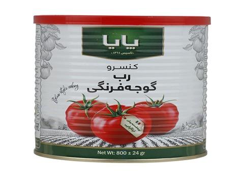 خرید و قیمت رب گوجه فرنگی پایا ۸۰۰ گرمی + فروش عمده