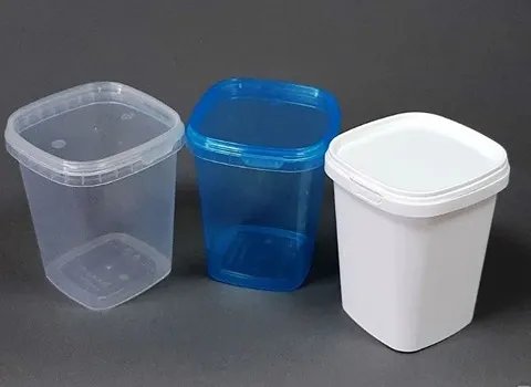 فروش سطل پلاستیکی شفاف درب دار + قیمت خرید به صرفه
