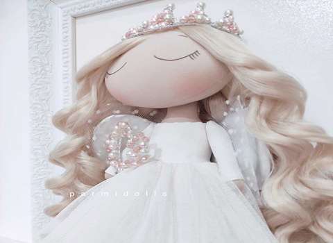 خرید عروسک روسی فرشته + قیمت فروش استثنایی