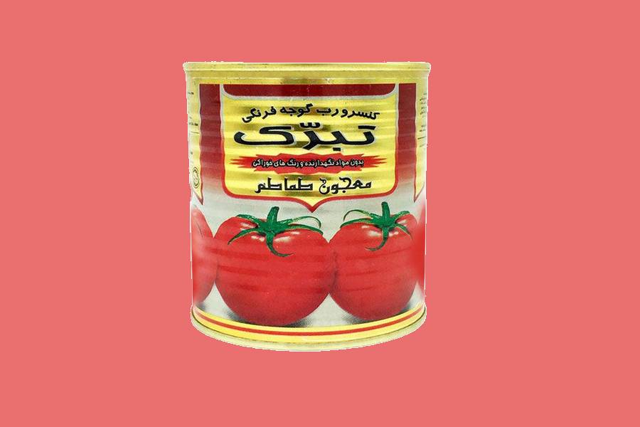 قیمت رب گوجه فرنگی 800 گرمی تبرک + خرید باور نکردنی