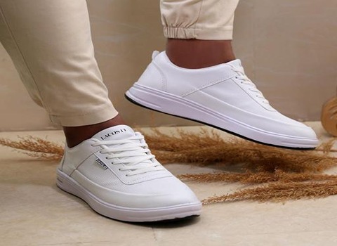 خرید کفش مردانه سفید + قیمت فروش استثنایی
