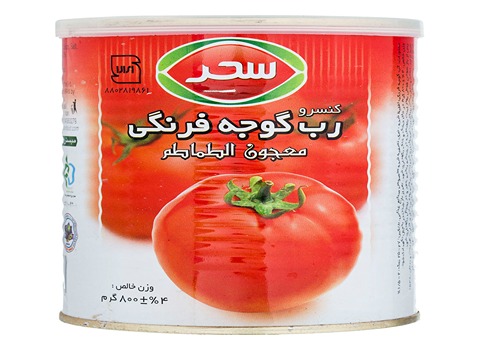 خرید و فروش رب گوجه فرنگی سحر ۸۰۰ گرمی با شرایط فوق العاده