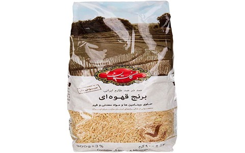 خرید و فروش برنج قهوه ای گلستان مقدار 900 گرم با شرایط فوق العاده