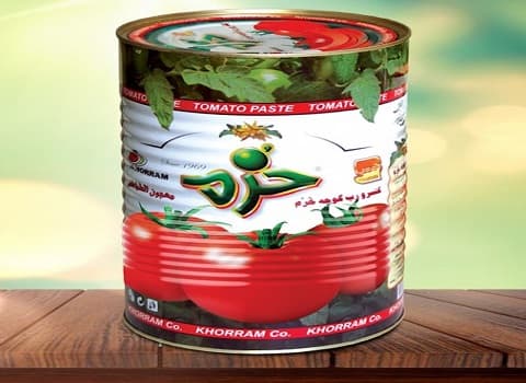 خرید و قیمت رب گوجه فرنگی خرم + فروش عمده