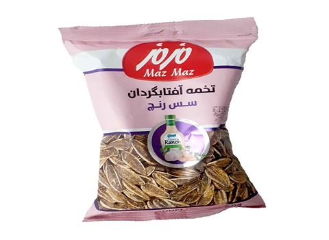 قیمت خرید تخمه آفتابگردان سس رنچ مزمز + فروش ویژه