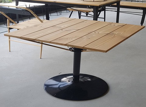 قیمت میز چوبی با پایه فلزی + خرید باور نکردنی