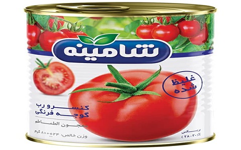 قیمت خرید رب گوجه فرنگی شامینه + فروش ویژه