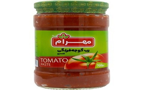 خرید رب گوجه فرنگی شیشه ای مهرام + قیمت فروش استثنایی