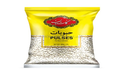 خرید و قیمت لوبیا سفید 900 گرمی گلستان + فروش عمده