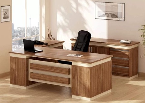 خرید و قیمت میز مدیریت چوبی کلاسیک + فروش صادراتی