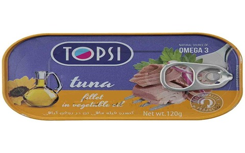 خرید و فروش تن ماهی تاپسی روغن زیتون با شرایط فوق العاده