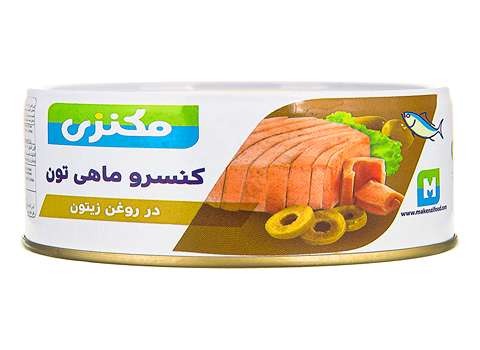 قیمت تن ماهی در روغن زیتون مکنزی + خرید باور نکردنی