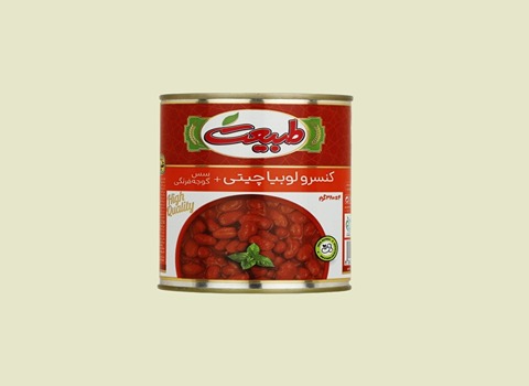 فروش کنسرو لوبیا چیتی با قارچ طبیعت + قیمت خرید به صرفه