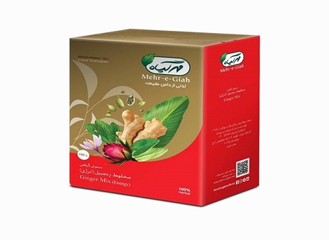 خرید و قیمت دمنوش گیاهی مخلوط زنجبیل مهرگیاه + فروش عمده