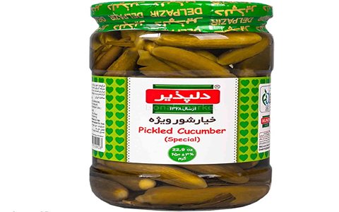 خرید و قیمت خیارشور ویژه دلپذیر + فروش عمده