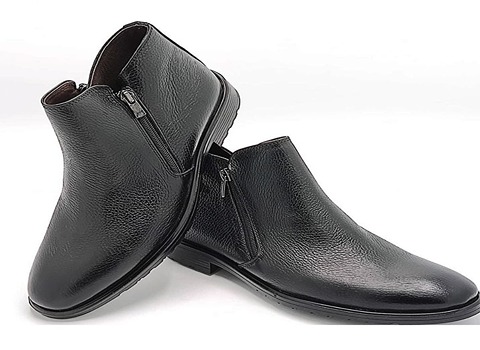 قیمت خرید کفش چرم مردانه زیپ دار با فروش عمده