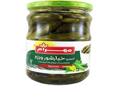 خرید و قیمت خیارشور معمولی مهرام  + فروش صادراتی