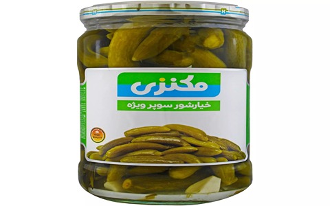 خرید خیارشور ویژه مکنزی + قیمت فروش استثنایی