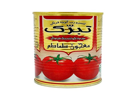 خرید و فروش رب گوجه تبرک 400 گرمی با شرایط فوق العاده