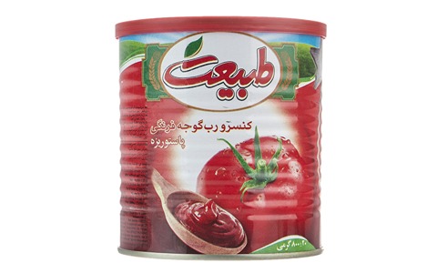 قیمت خرید کنسرو رب گوجه فرنگی طبیعت مقدار ۸۰۰ گرم + فروش ویژه