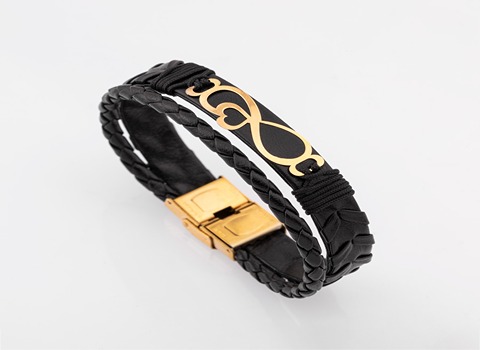 خرید و قیمت دستبند چرم زنانه طلا + فروش عمده