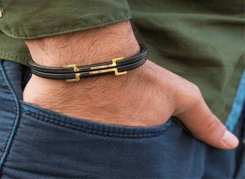 قیمت خرید دستبند چرم مردانه خاص + فروش ویژه
