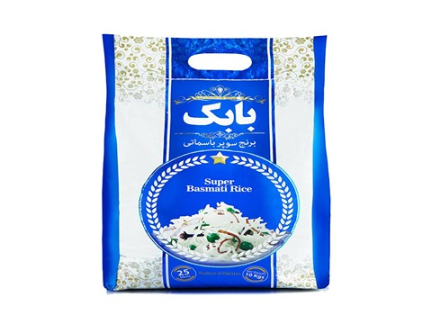 خرید برنج پاکستانی بابک + قیمت فروش استثنایی