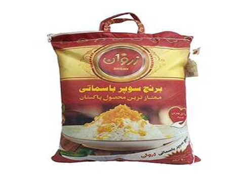 خرید و فروش برنج پاکستان زروان با شرایط فوق العاده