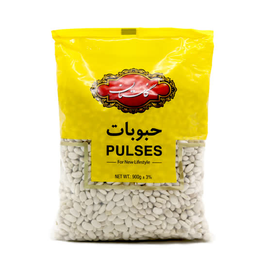 خرید لوبیا سفید 900 گرمی گلستان + قیمت فروش استثنایی