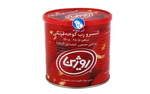 خرید رب گوجه فرنگی روژین + قیمت فروش استثنایی