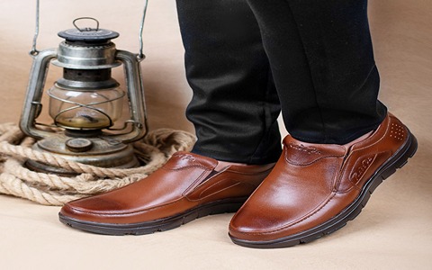 خرید و قیمت کفش چرم طبیعی اسپرت مردانه + فروش عمده