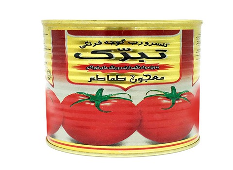 قیمت خرید رب گوجه 800 گرمی تبرک + فروش ویژه