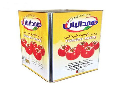 فروش رب گوجه فرنگی همدانیان 9 کیلویی + قیمت خرید به صرفه