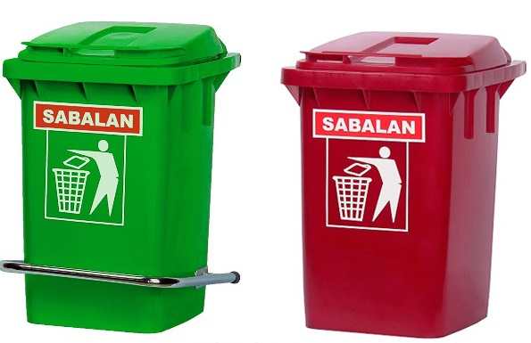 خرید سطل زباله پلاستیکی سبلان  +  قیمت فروش استثنایی