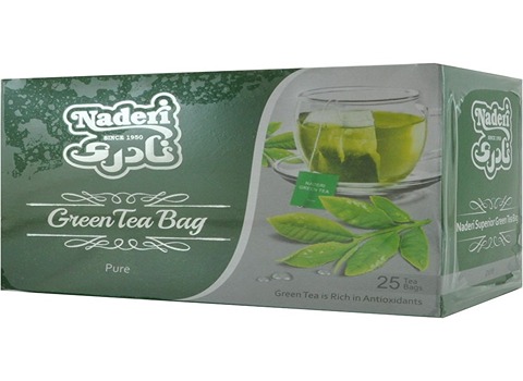 فروش چای سبز کیسه ای نادری + قیمت خرید به صرفه