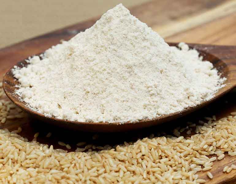 خرید آرد برنج سبوس دار + قیمت فروش استثنایی