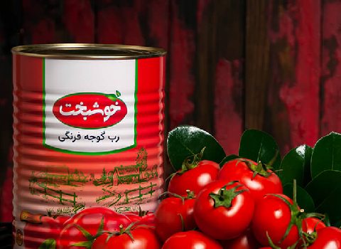 قیمت خرید رب گوجه خوشبخت عمده به صرفه و ارزان