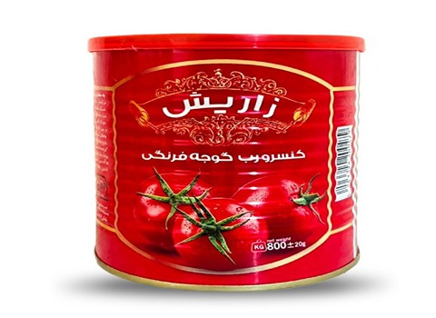 قیمت خرید رب گوجه زاریش با فروش عمده