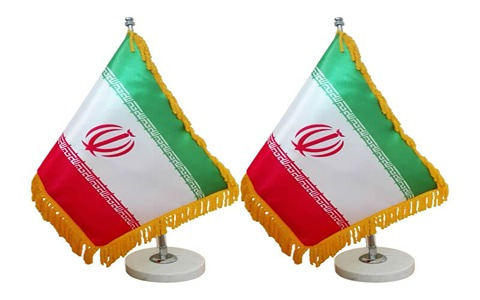 خرید و قیمت  پرچم رومیزی پایه سنگی + فروش صادراتی