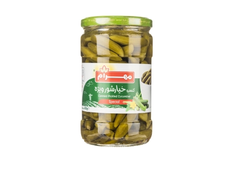 فروش خیارشور درجه یک مهرام + قیمت خرید به صرفه