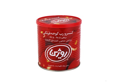 خرید و فروش رب گوجه فرنگی روژین مقدار 800 گرم با شرایط فوق العاده